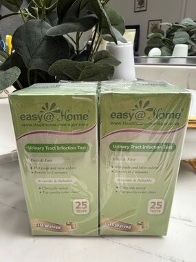 easy@Home Green Urinary Tract Infection Test Kit - 25 Tests (Pack of 2)